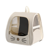 Mochila Transportín para Gatos con Ventana - Plegable y Transpirable